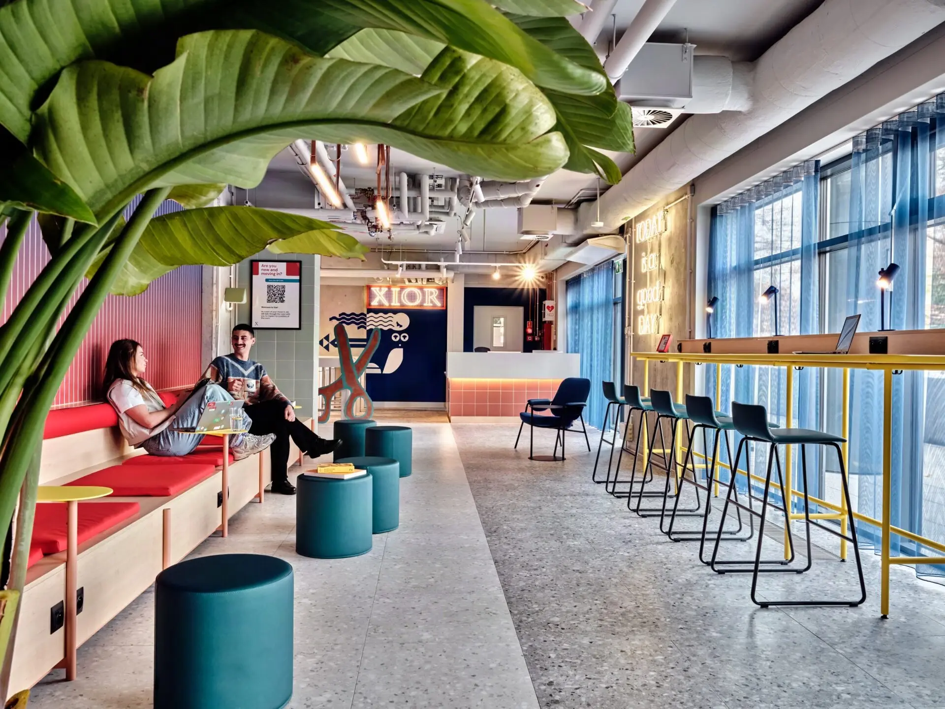 Students in a Xior residence