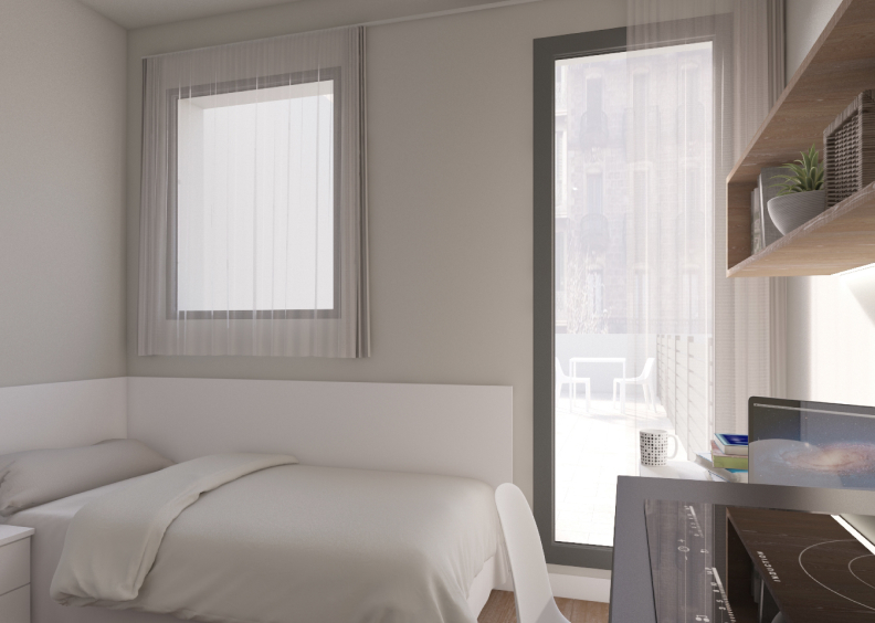 Studio Individual w/ Terrace